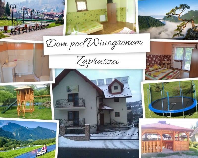 Appartamento Dom Pod Winogronem Szczawnica Esterno foto